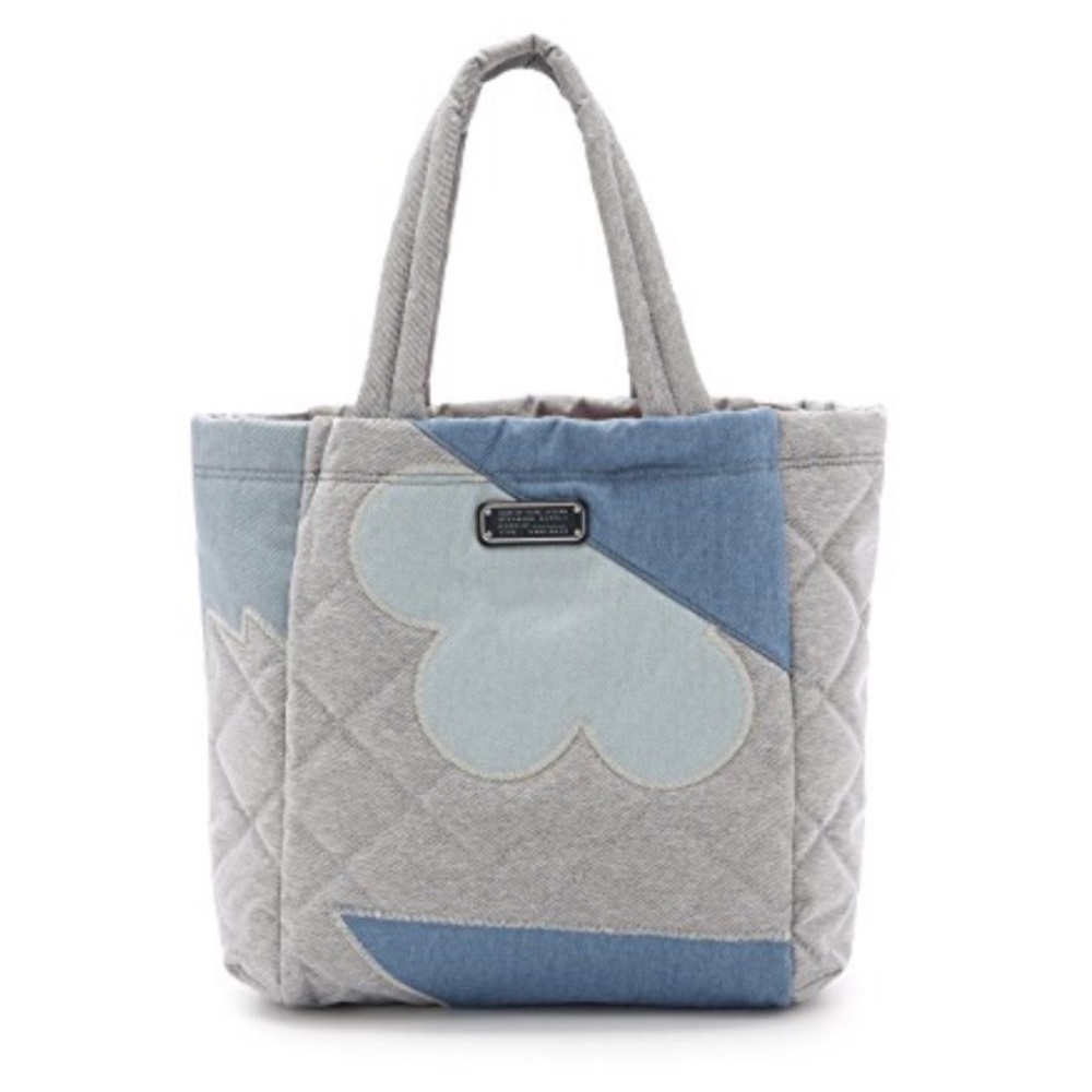 Marc Jacobs Crosby Quilted denim diaper bag